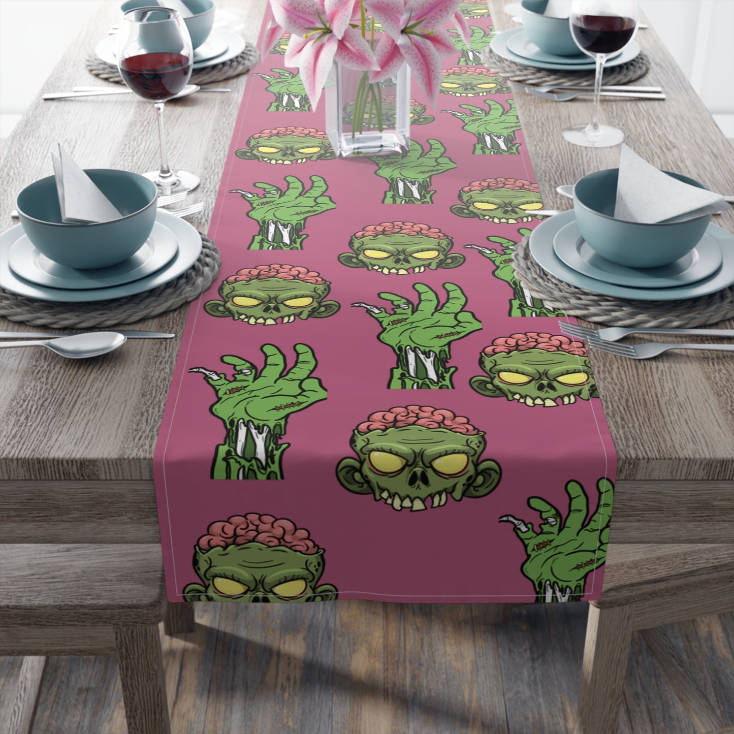 Halloween Zombie Table Runner